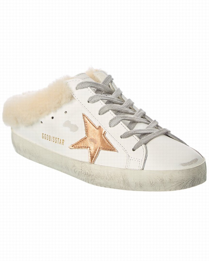 Superstar Sabot Leather Sneaker In White