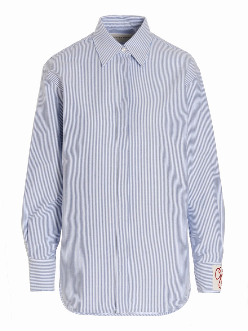 Oxford Boyfriend Shirt In Blue