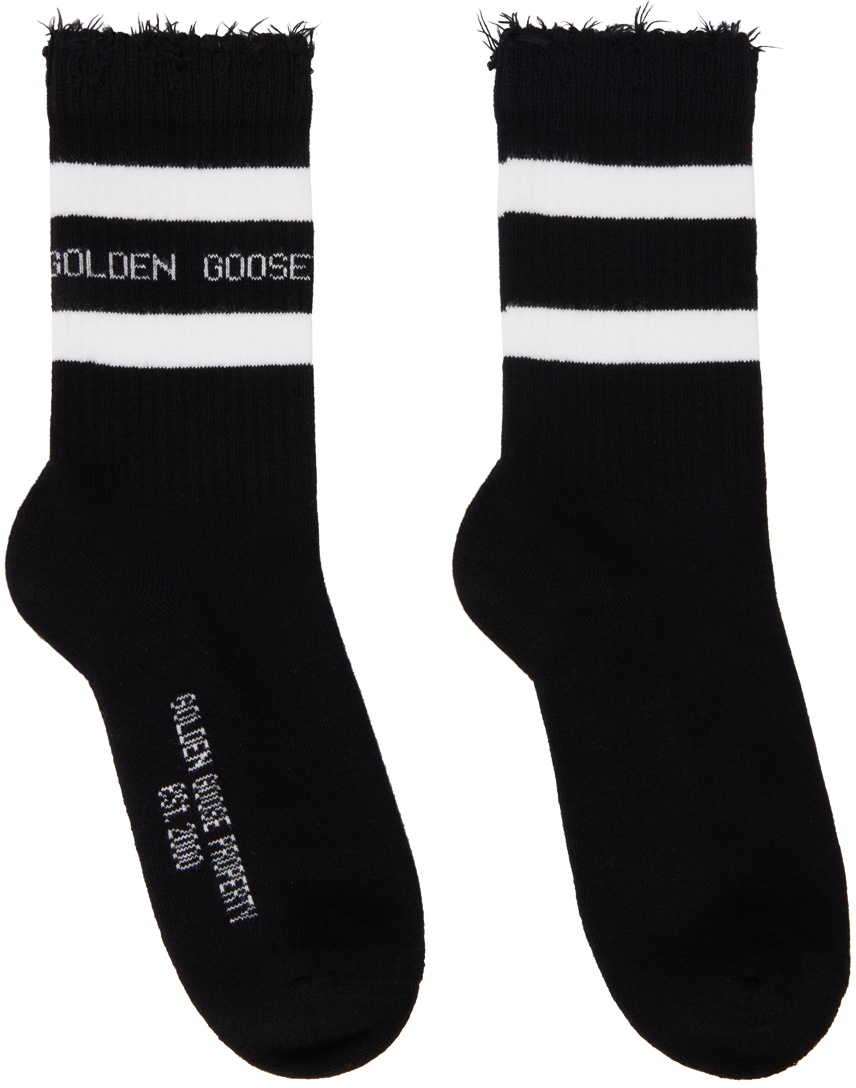 Black Logo Socks